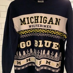 Michigan sweatshirt ugly Christmas sweater